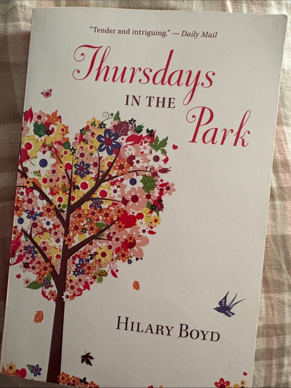 💕Add items for discountThursdays in the Park by Hilary Boyd - White/Pink Floral